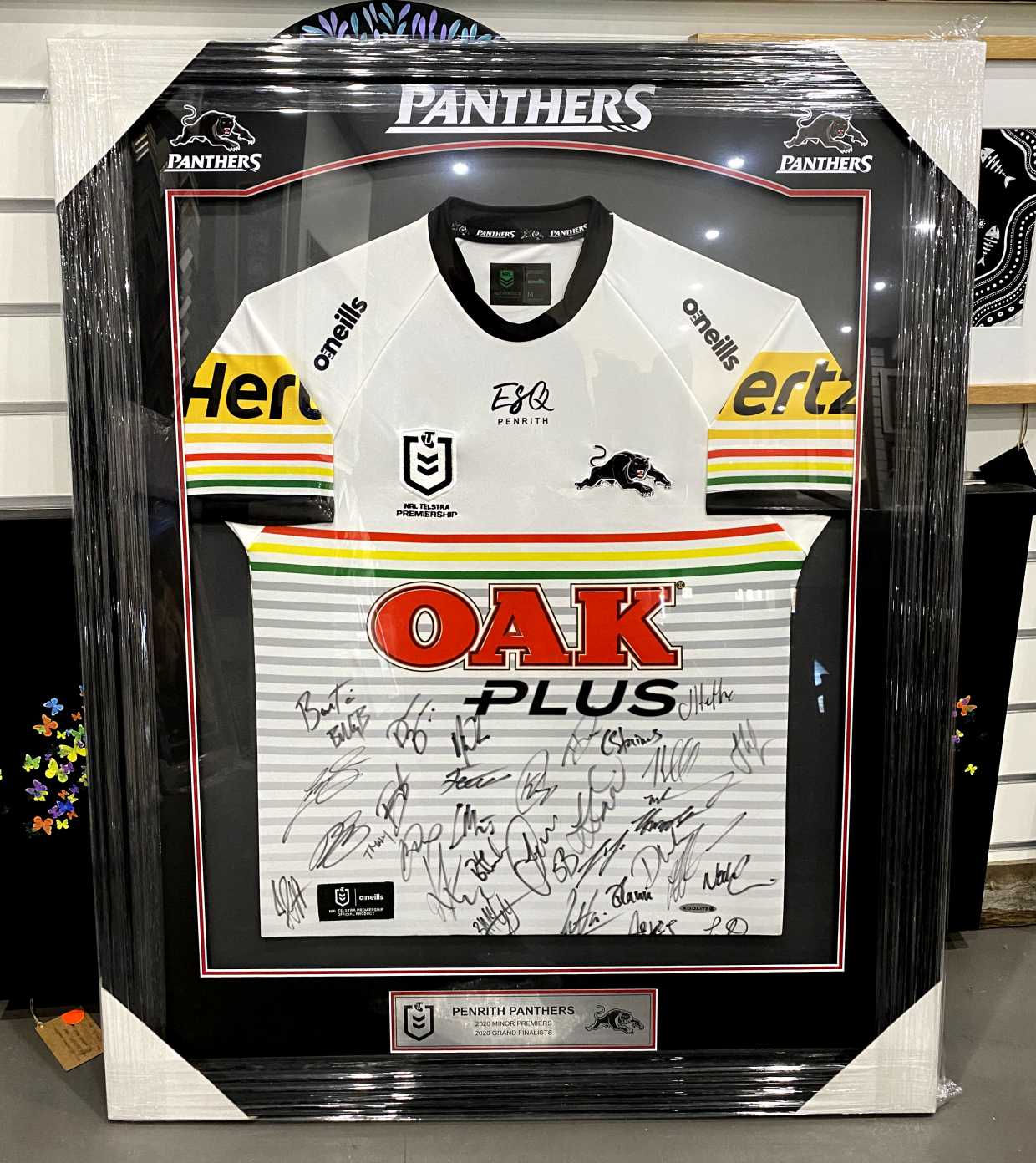 Framed Penrith Panthers Jersey | AirAuctioneer