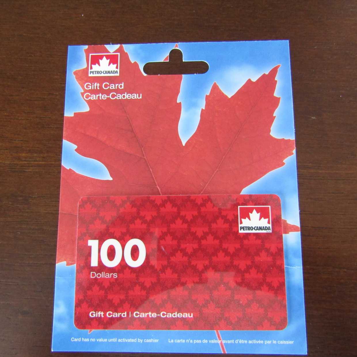 100 PetroCanada Gift Card AirAuctioneer