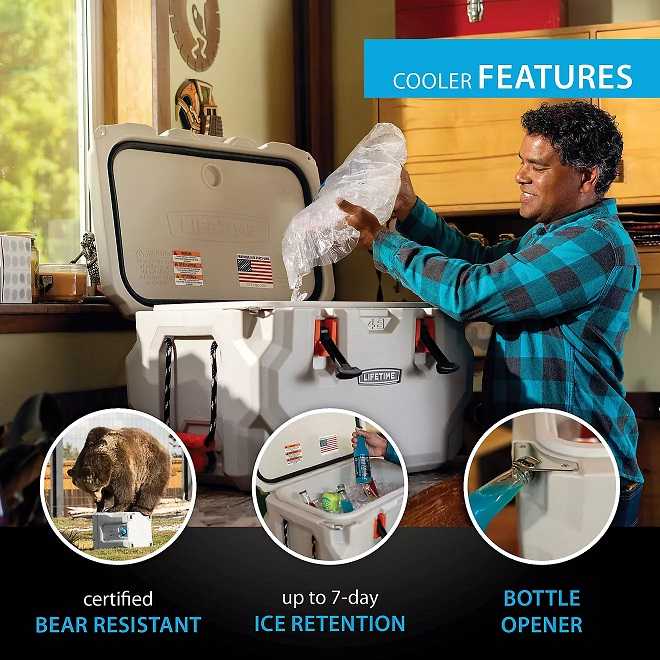 Lifetime 48 Quart High Performance Hard Cooler & Weston Game Processing