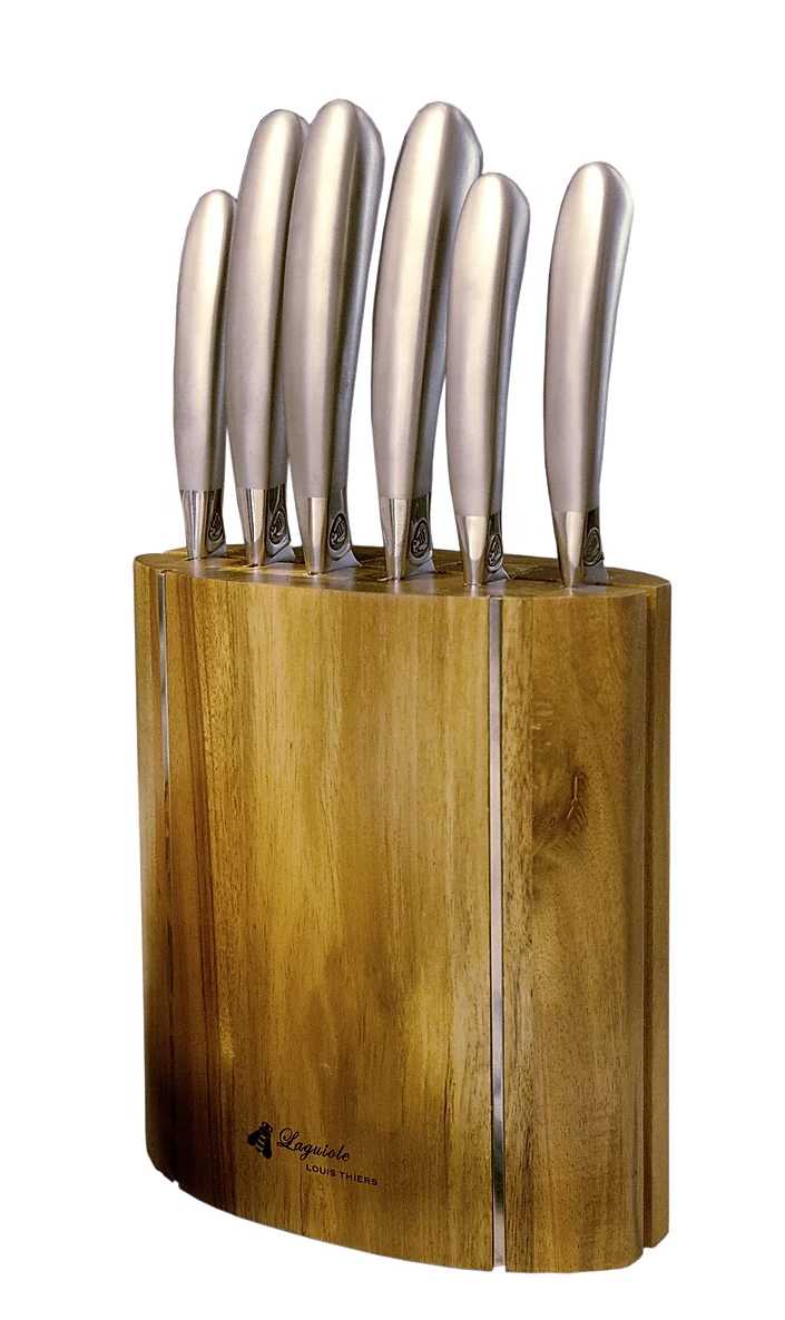 Enjoy LAGUIOLE KNIFE BLOCK AirAuctioneer