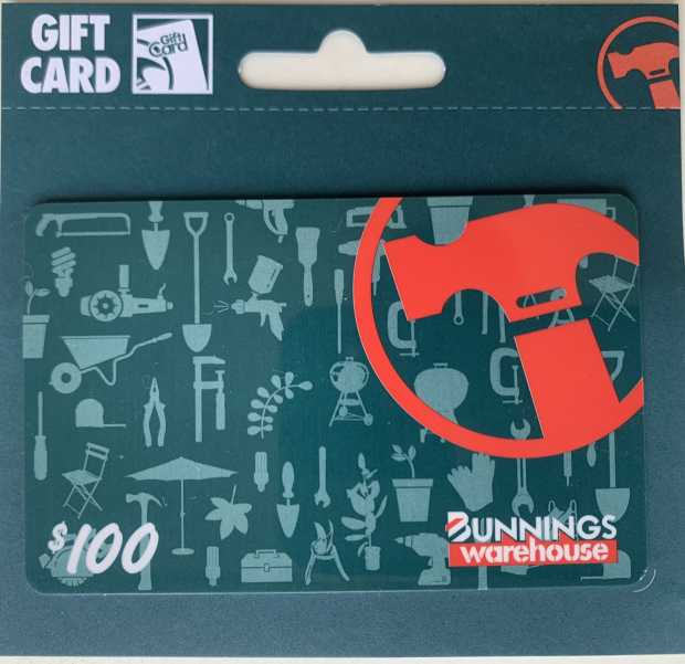 Bunnings 100 Voucher Donated by Bunnings Alexandria can be used at