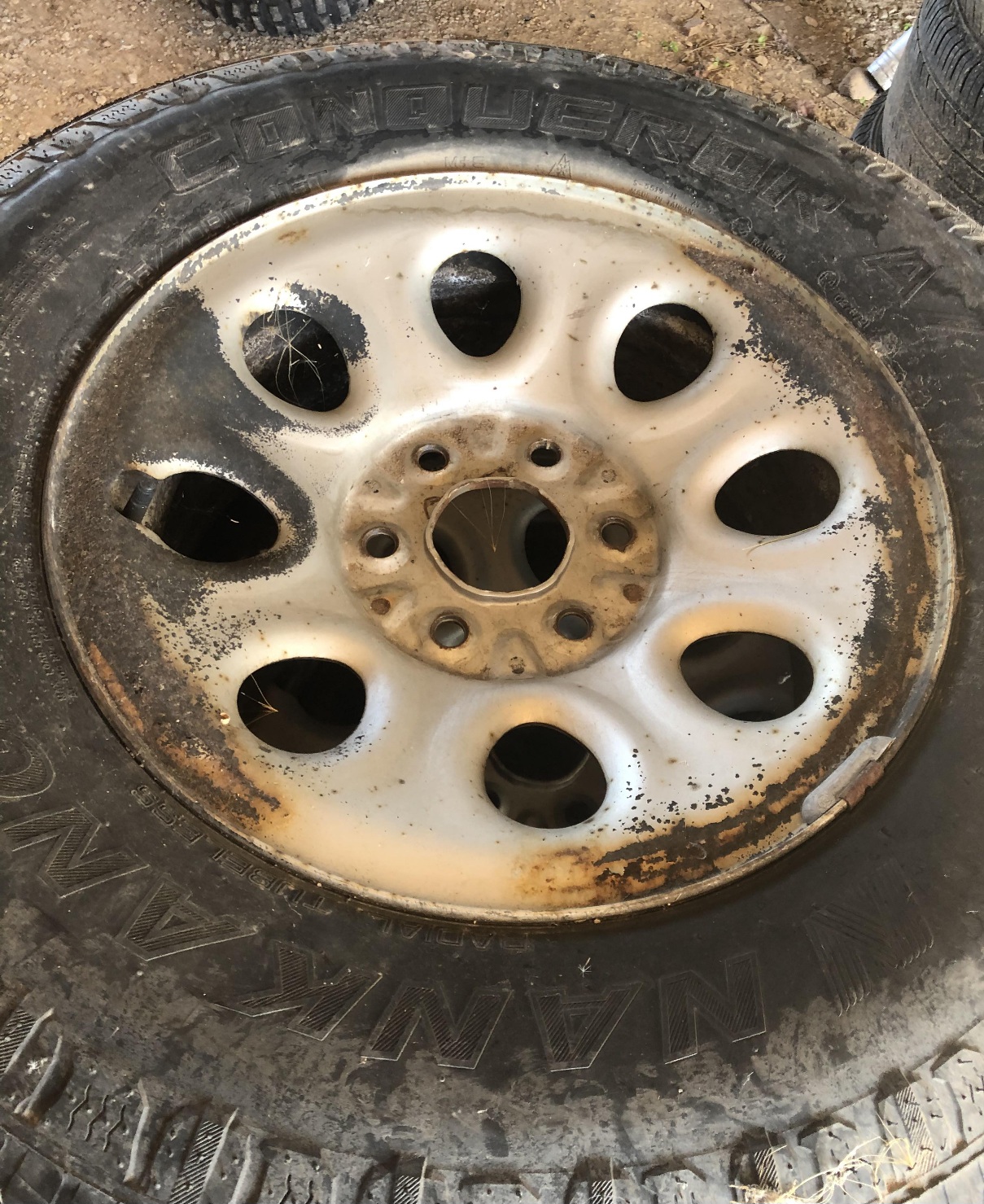 Chevy six hole pattern Rims & Tires Came off a 2009 GMC sierra Belle