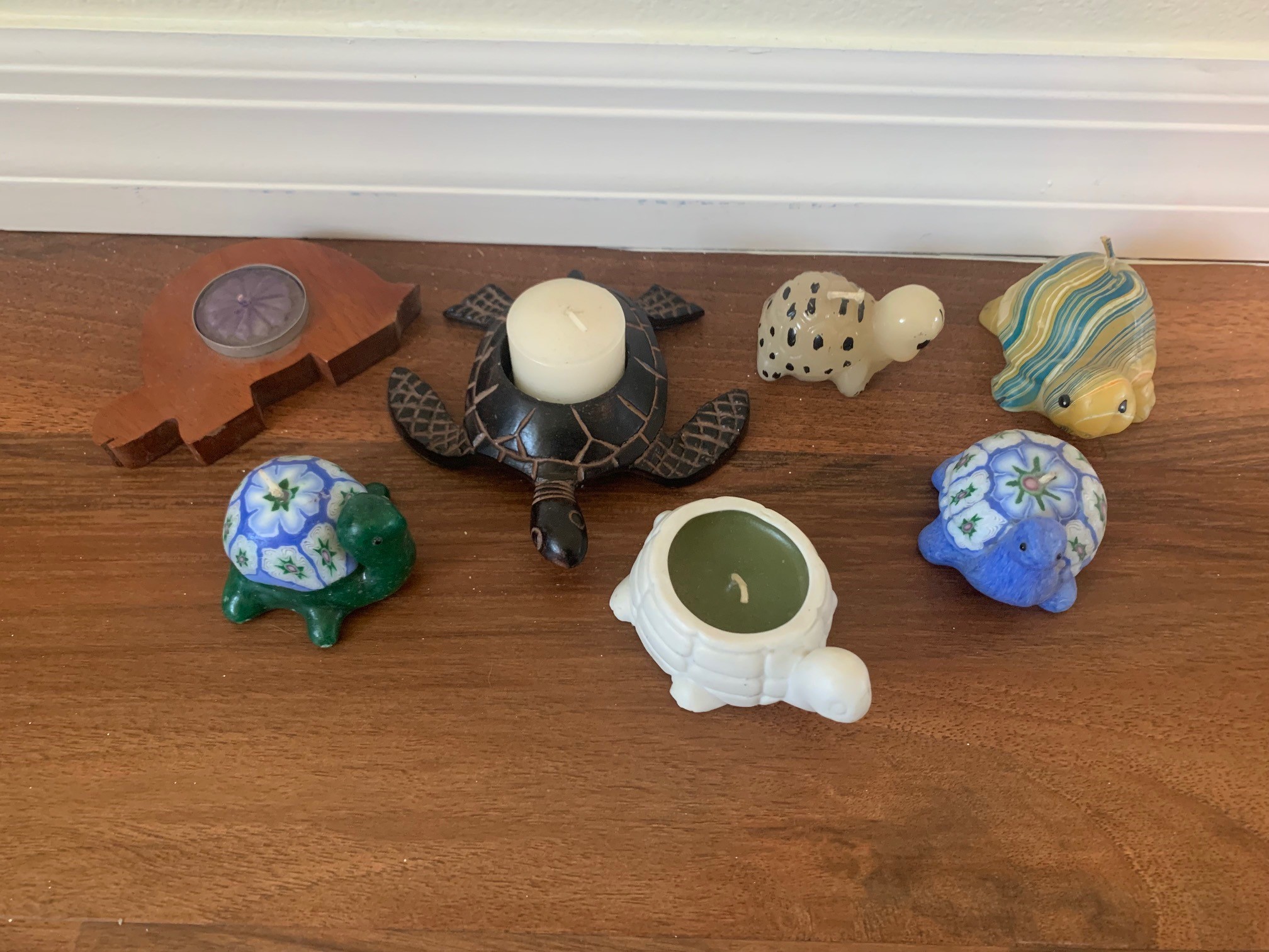Vintage Sea Turtle Candles (Lot of 7) donated by Susan Faust