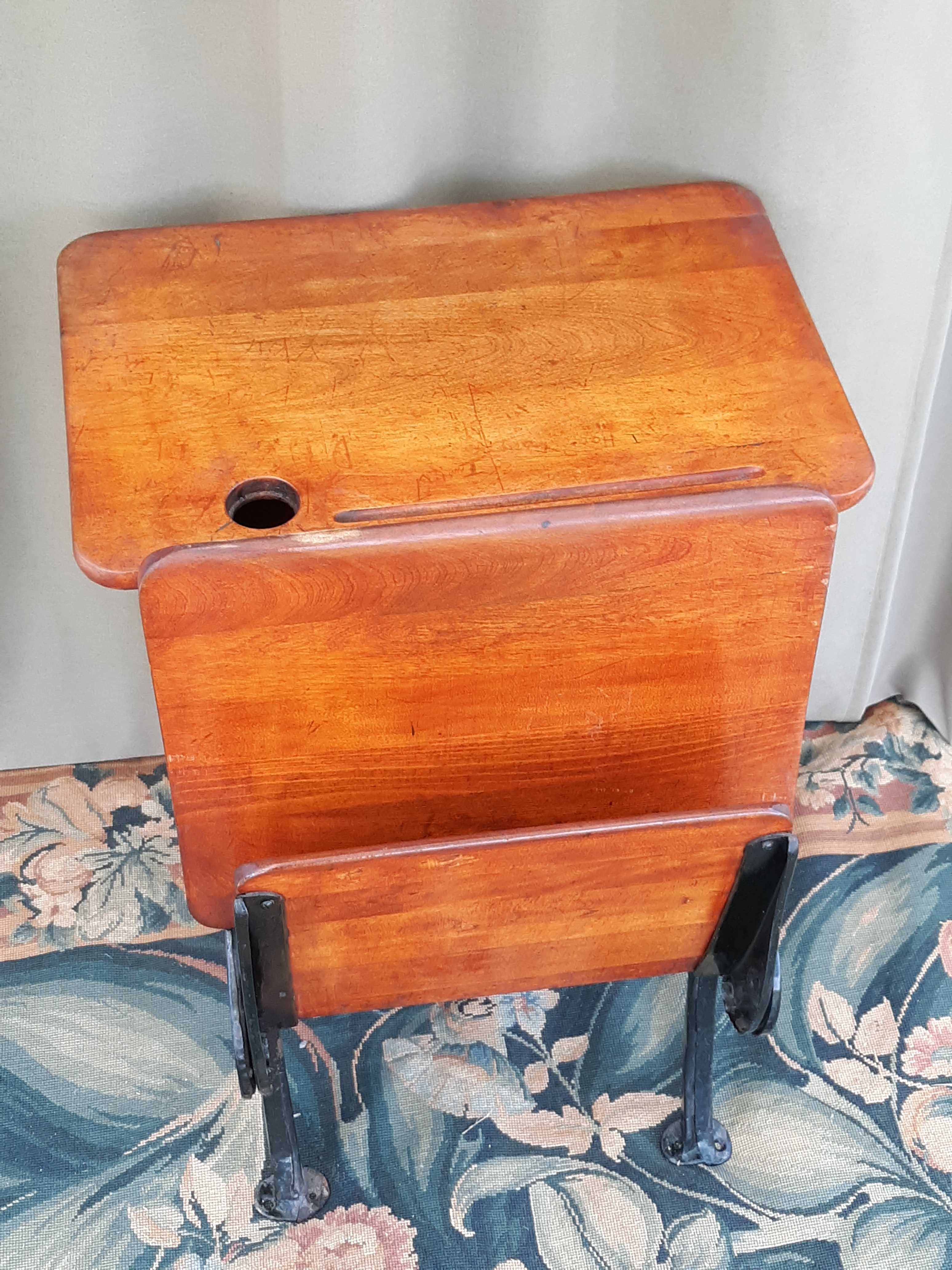 Antique Student Desk AirAuctioneer