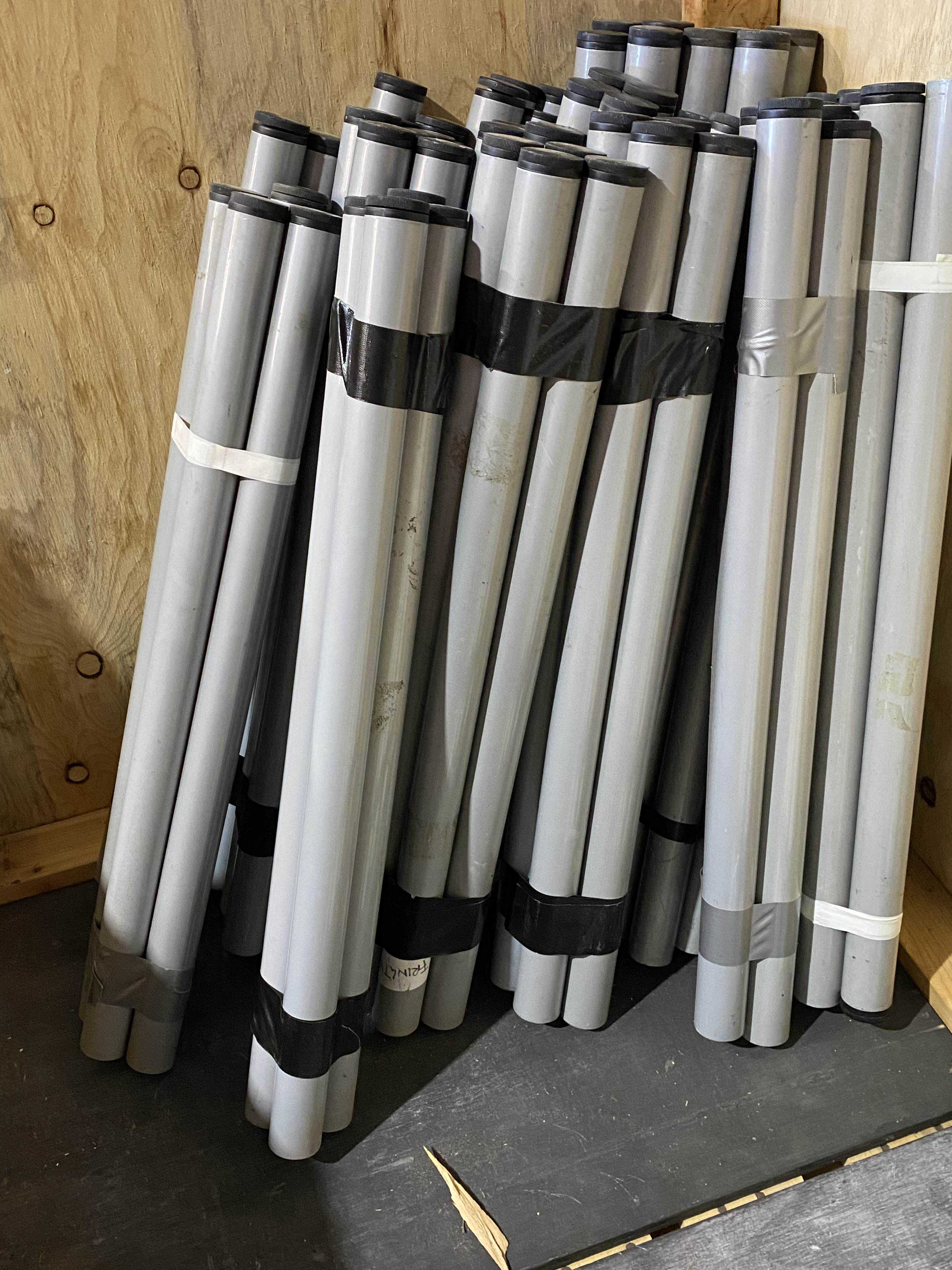 IKEA Desk Legs Grey Thin AirAuctioneer