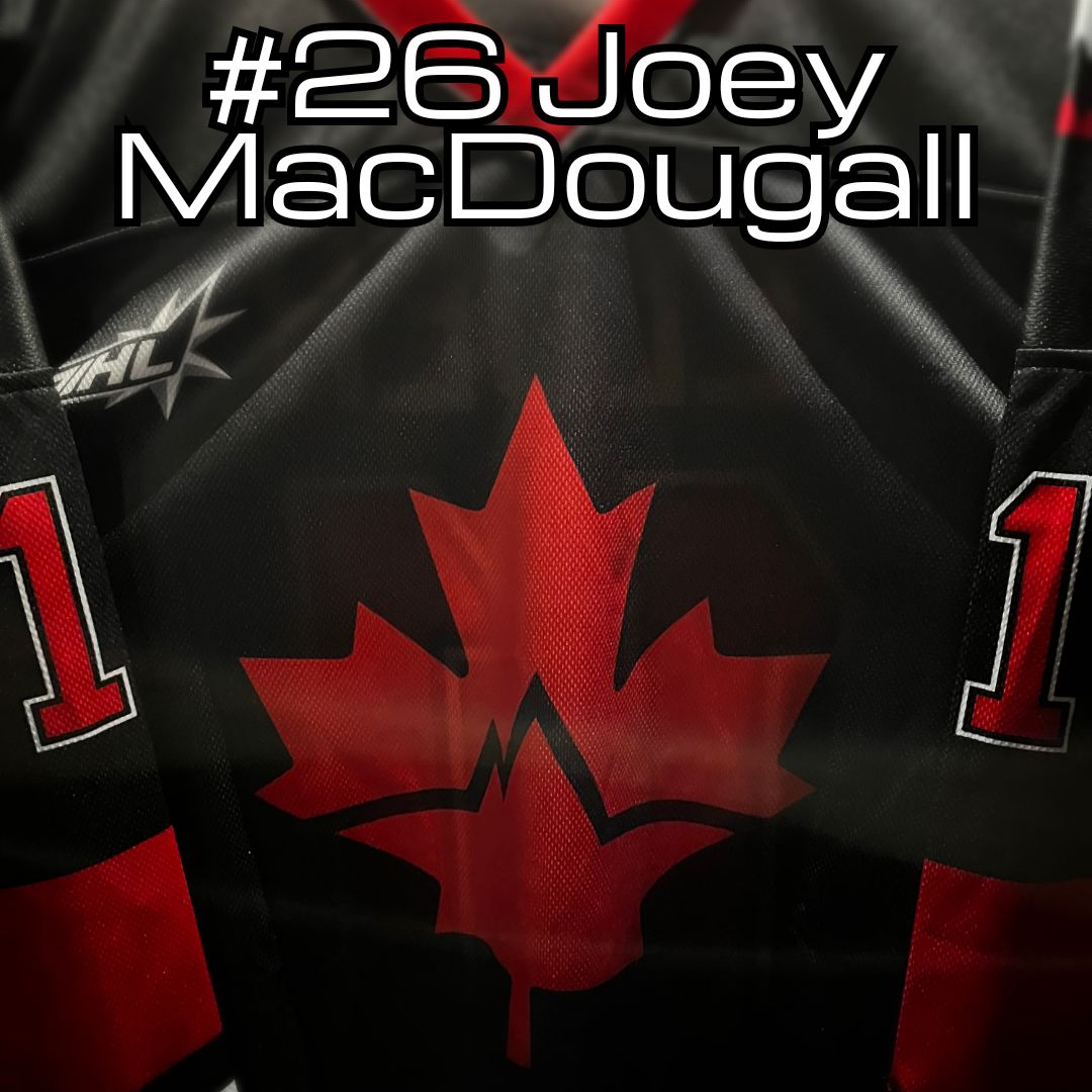 26 Joey MacDougall Canada Day Jersey AirAuctioneer