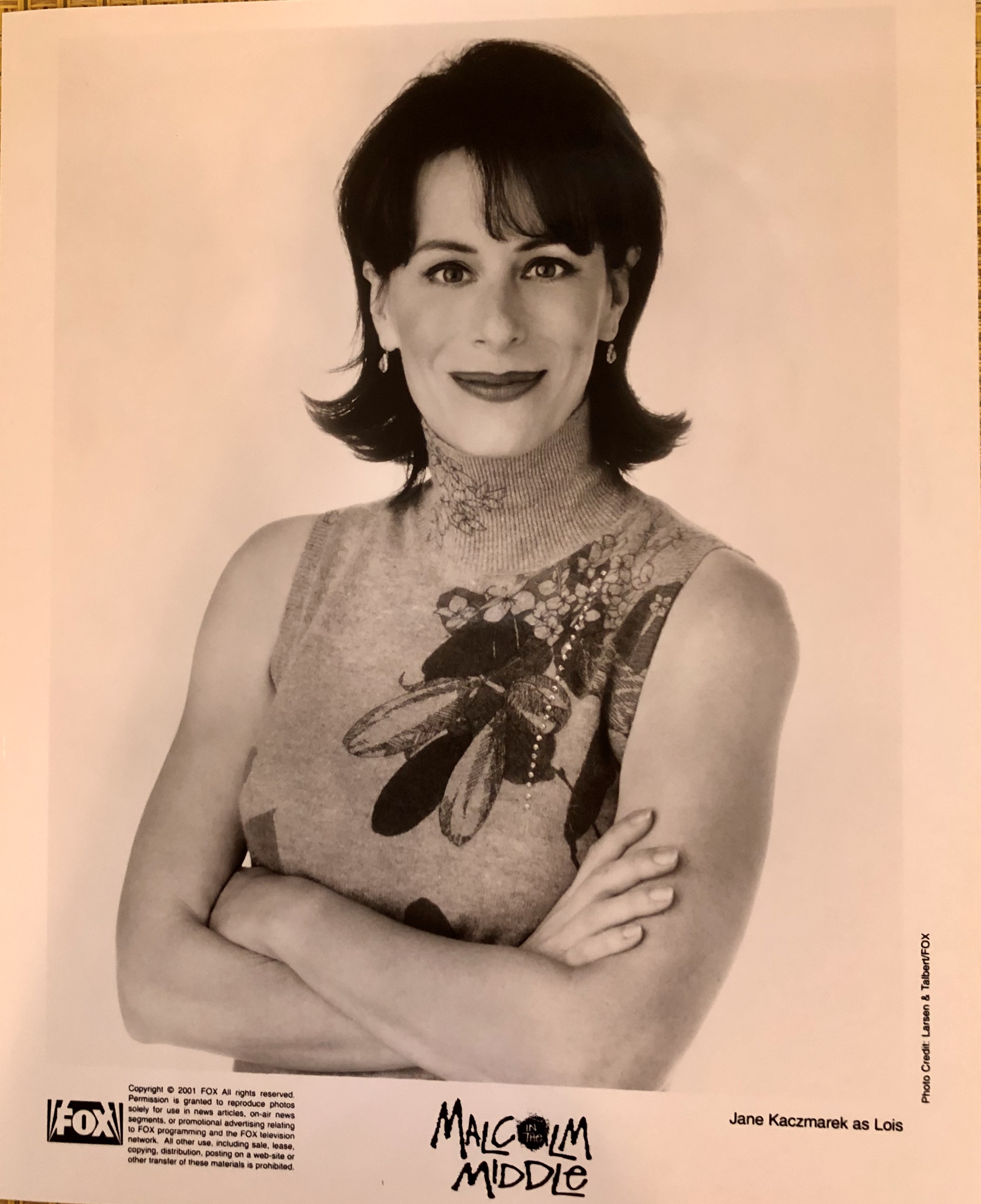 Jane Kaczmarek Malcolm in the Middle photo 1999 ( autographed as buyer