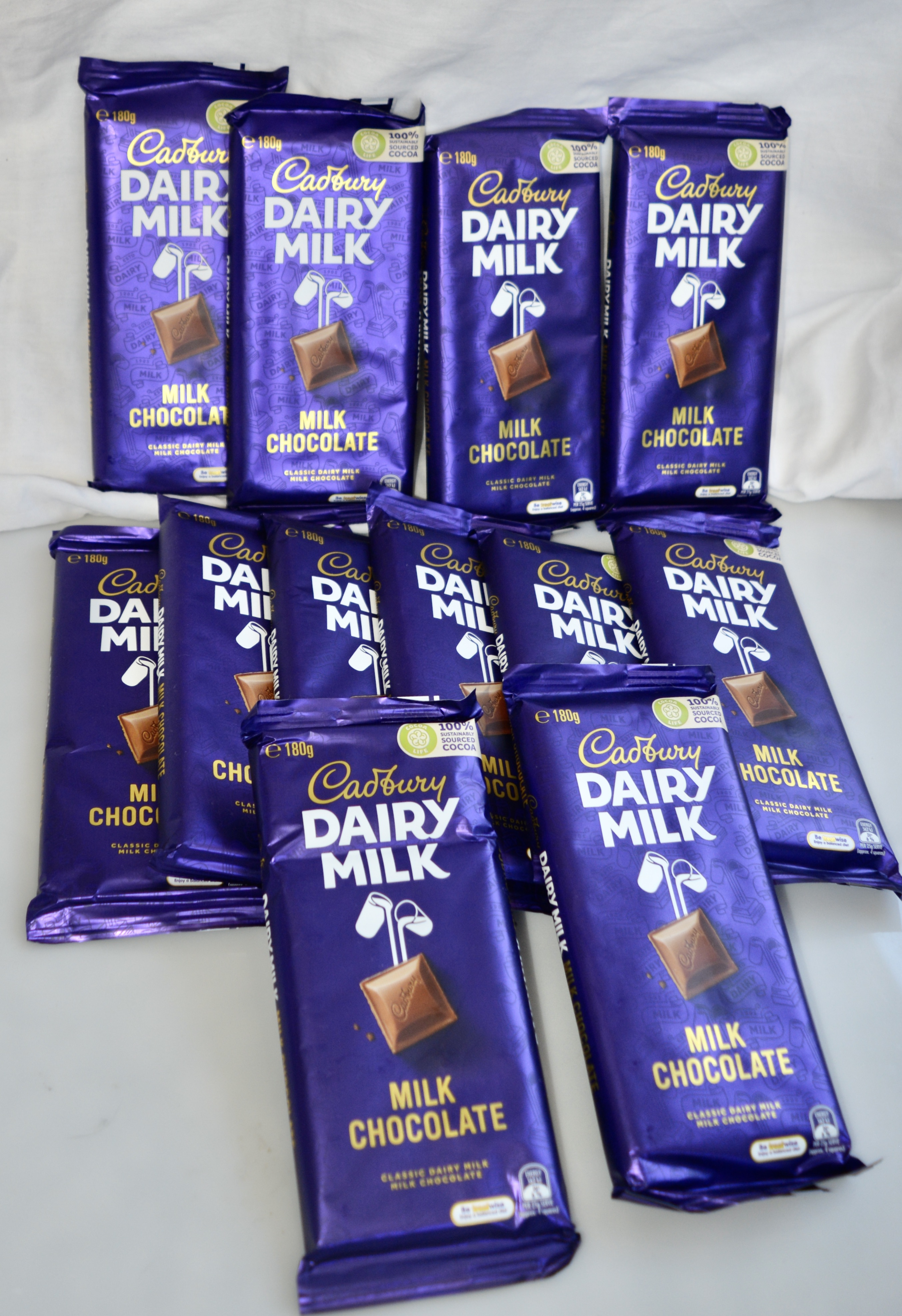 12 Cadbury Chocolate Blocks AirAuctioneer