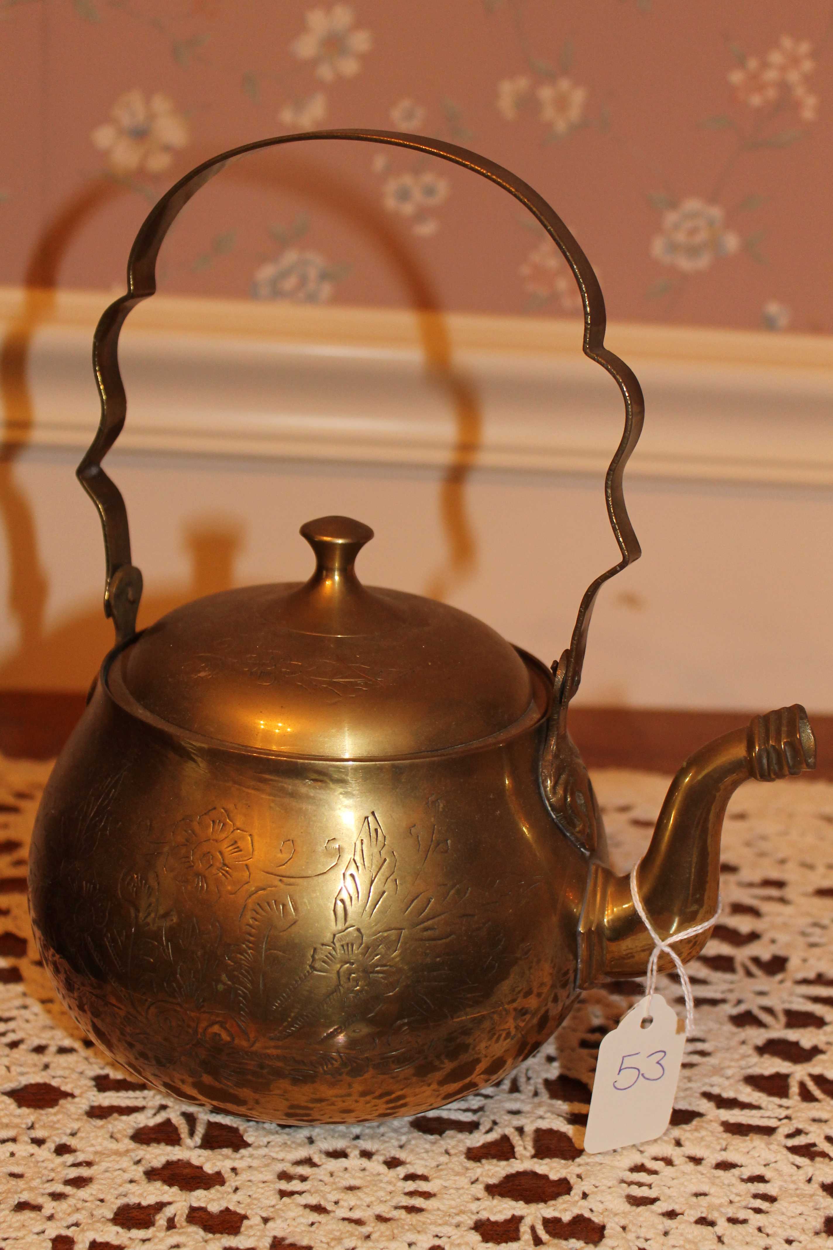 India Brass Teapot AirAuctioneer
