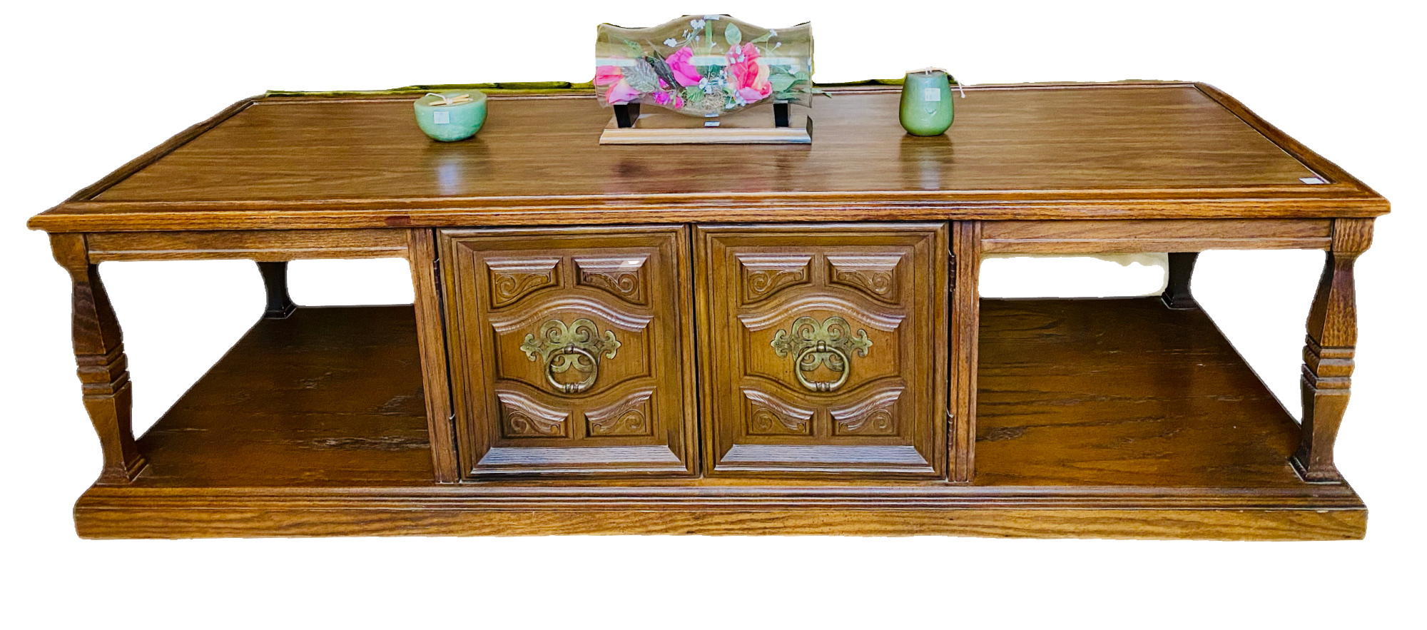 Vintage 70’s Wood Coffee Table AirAuctioneer