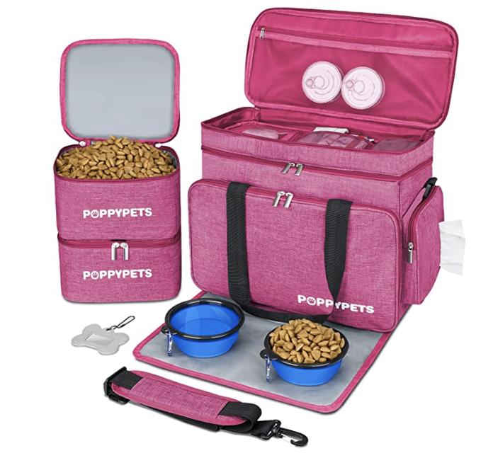 Pink Dog Travel Bag Set AirAuctioneer