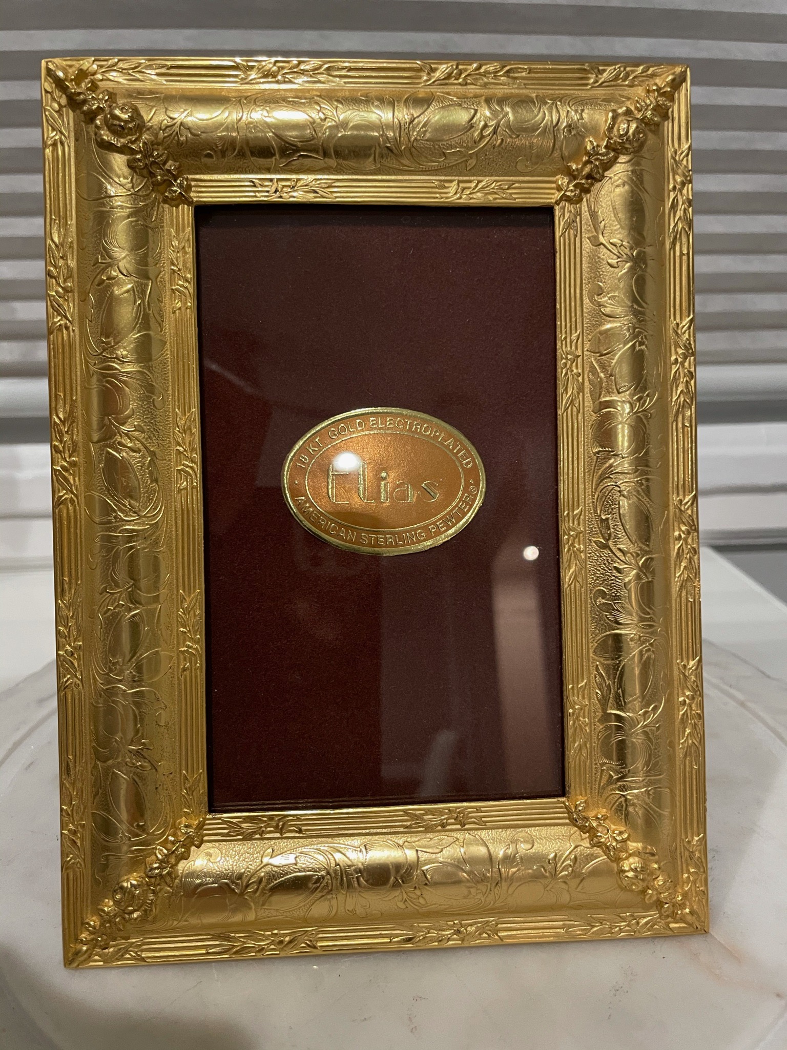 ELIAS Art Metal 18K Gold Electroplated Pewter Vintage