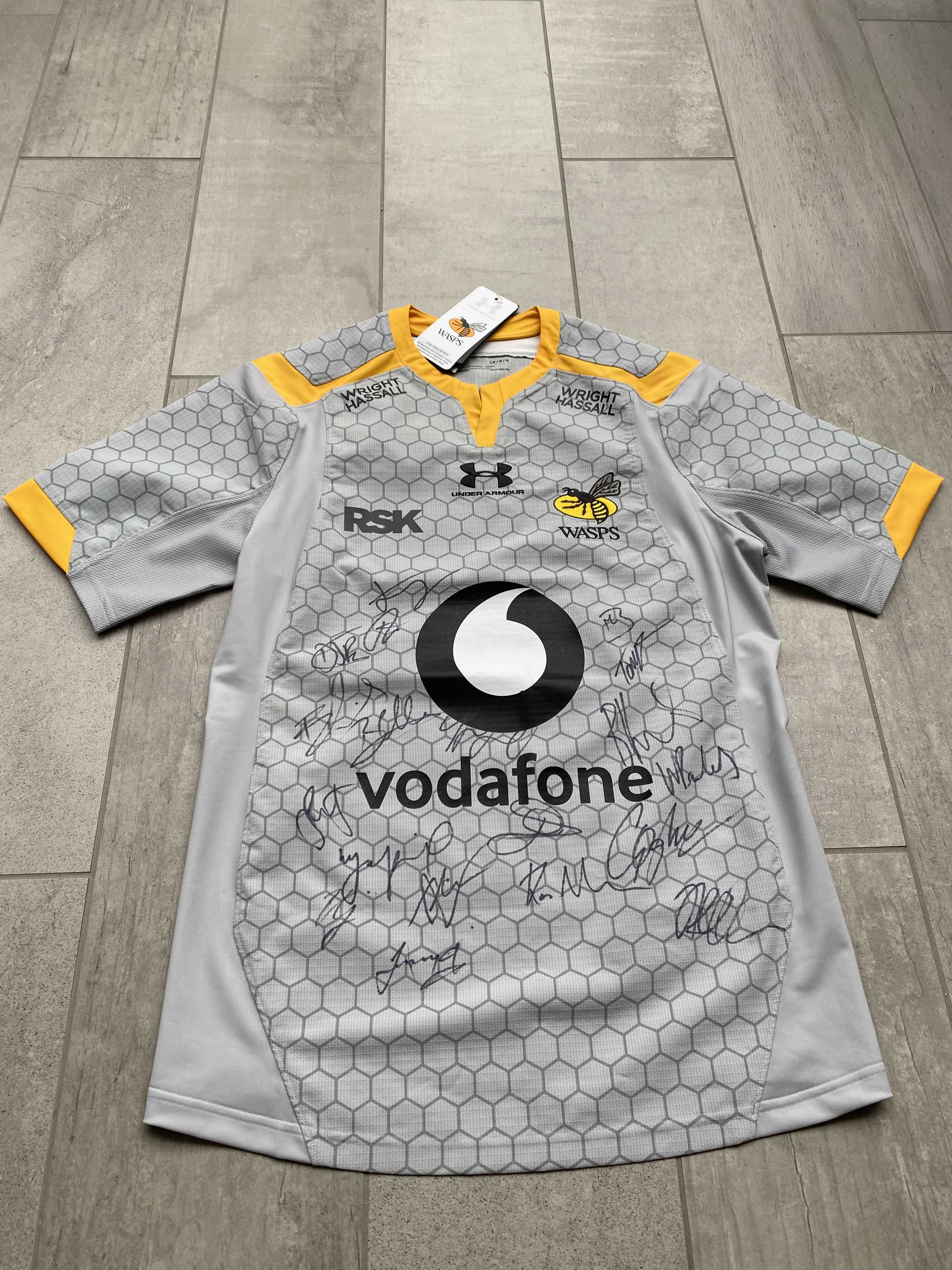 Signed Wasps Rugby Shirt AirAuctioneer
