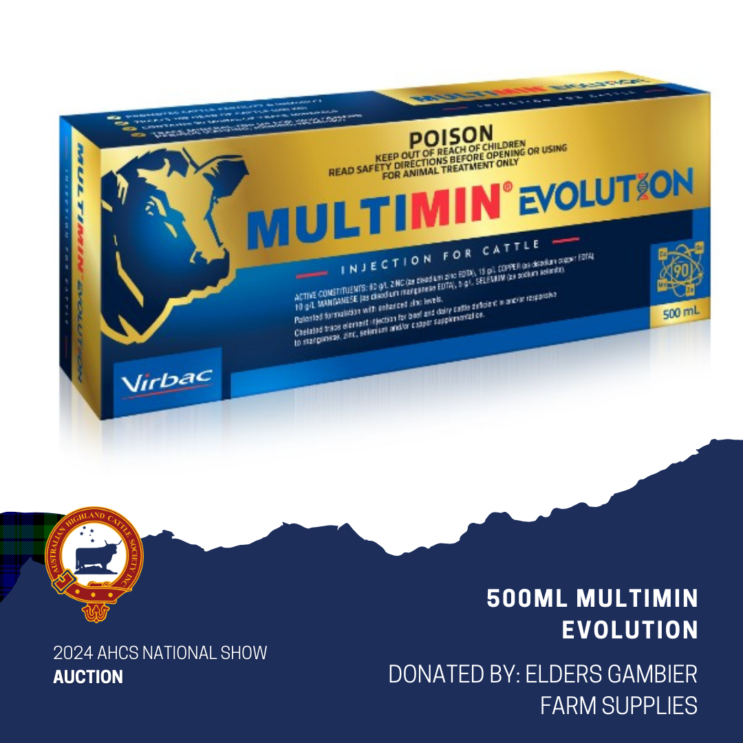 500ml Pack Multimin Evolution Donated by Elders Gambier Farm