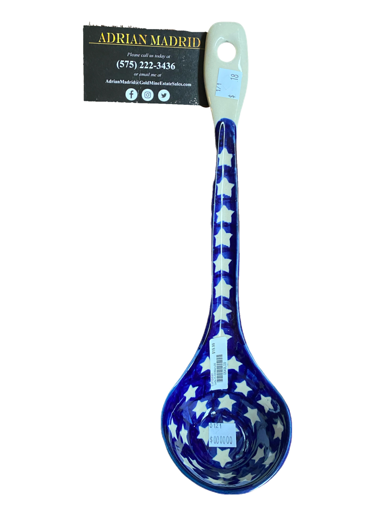 121 Ladle Polish Pottery AirAuctioneer
