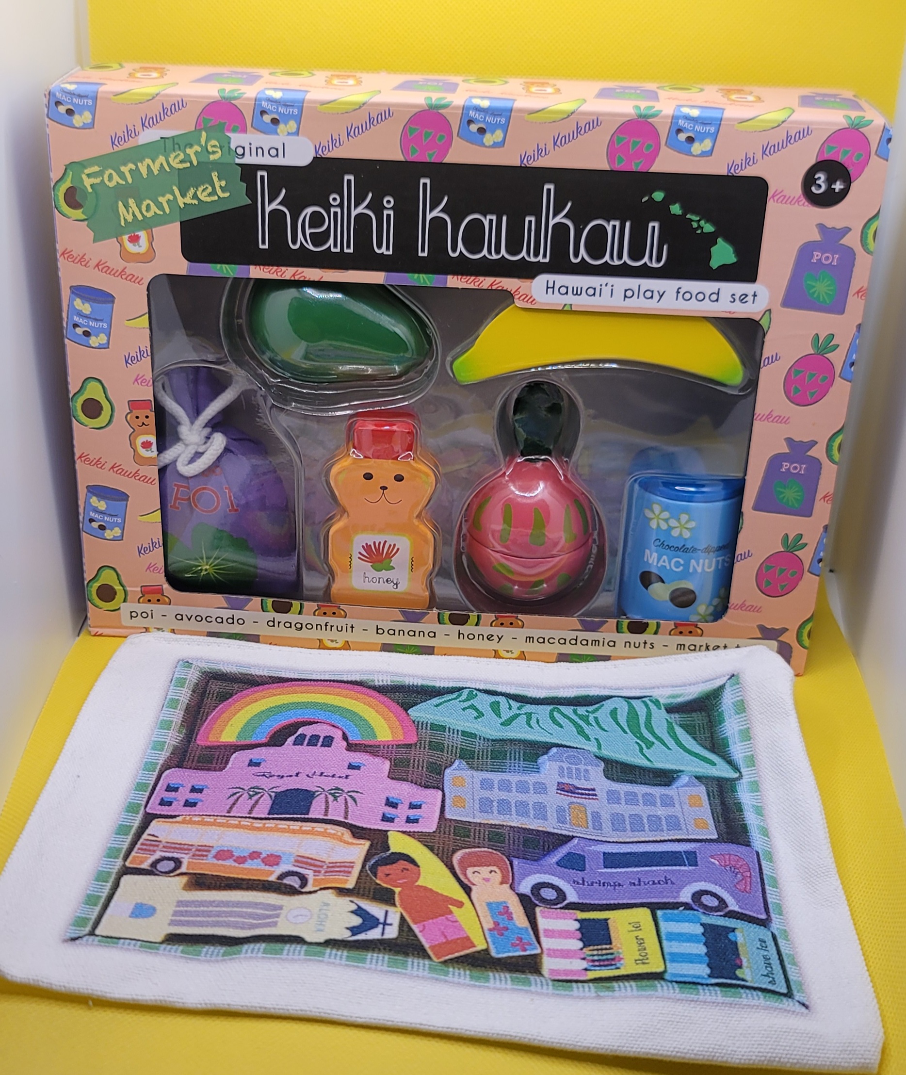 Keiki Kaukau Play food set and ZIpper Pouch AirAuctioneer